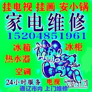 上門修家電，掛電視，掛畫，安小鍋，安熱水器15204851961